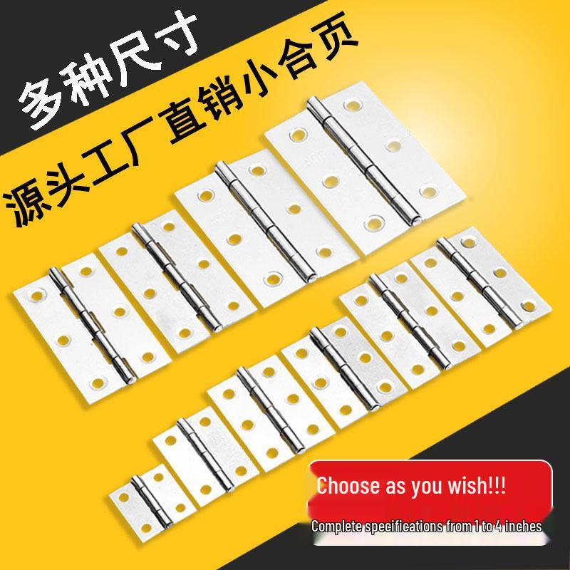 304 Stainless Steel Mini Hinges: 1-4 Inch Options for Cabinets & Wooden Boxes