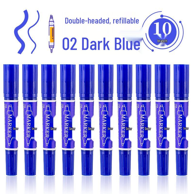 Snell 40-Color Double-Ended Oil-Based Marker Set for Children's Art and Professional Painting