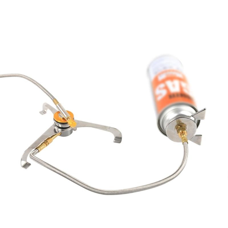 Camp Stove Converter, Gas Bottle Convert Long Cylinders Gas Tanks Conversion Head Adapter for Outdoor Cooking Picnics