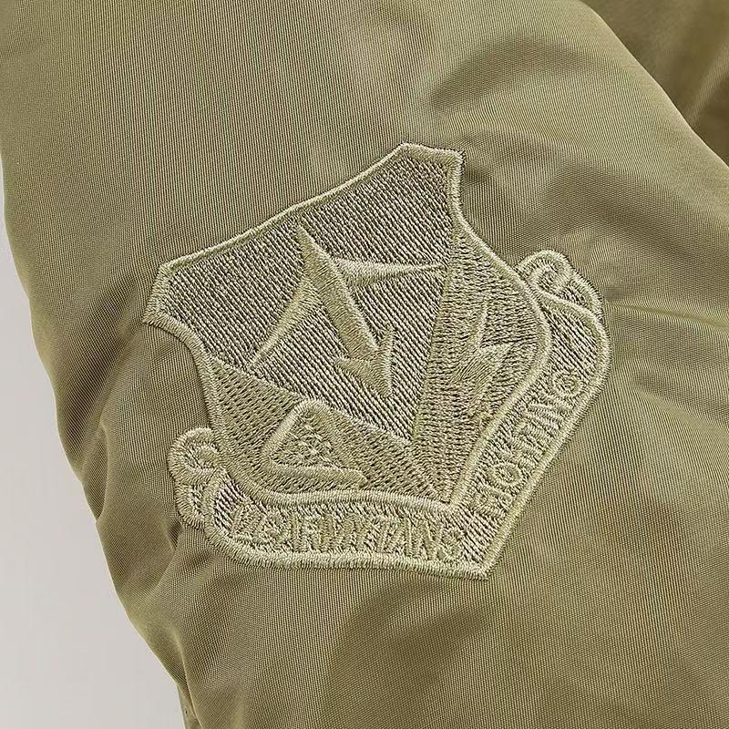 Autumn-Winter MA1 Cotton-Padded Thick Pilot Workwear Baseball Jacket, Loose Fit, Plus Size