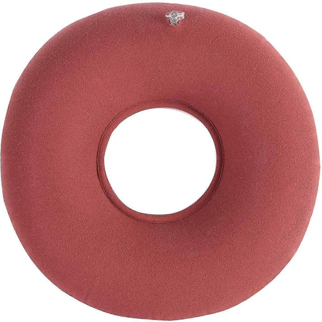 Turnsole Butt Donut Pillow For Tailbone Pain Hemmoroid Bed Sores - 15" Coccyx Donut Seat Cushions For Pressure Relief - Donut Inflatable To Sit On