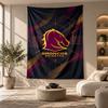 Decorative Tapestry,Brisbane Broncos Printed Wall Art, Lightweight Wall Hanging For Bedroom Background