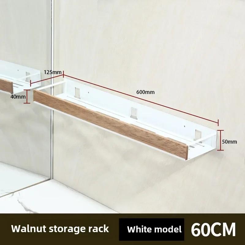 Černé rohové police do koupelny Kuchyňská nástěnná police Stojan na šampony do sprchy Koupelnové doplňky 40-60 cm