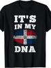 Men's & 's Dominican Republic Flag T-Shirt - Gsm Pure Cotton Retro DNA Print with National Colors -