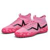 35-46 Kids Football Boots Rubber Soft Sole Short Nails Artificial Turf Leather Youth Kids Football Shoes Men's Sports Large Size Football Shoes