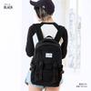 Aventura RCF-30674 Canvas Backpack Daypack with Insulated Bottle Pocket, Black
