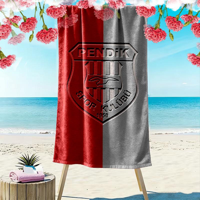 Pendikspor SK 1950 Print Beach Towel, Large Soft Quick Dry Towel for Beach Camping Swimming
