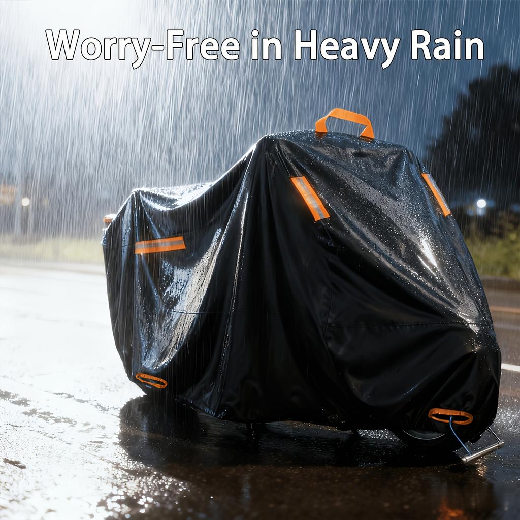 This Is a High-Quality All-Season Motorcycle Cover Designed to Fit Most Bikes. It Features Reinforced Stitching And Is Scratch-Resistant, Providing Pr