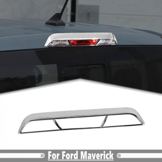 3rd Third Brake Light Cover For Ford Maverick -2025 Accessories Chrome ABS
