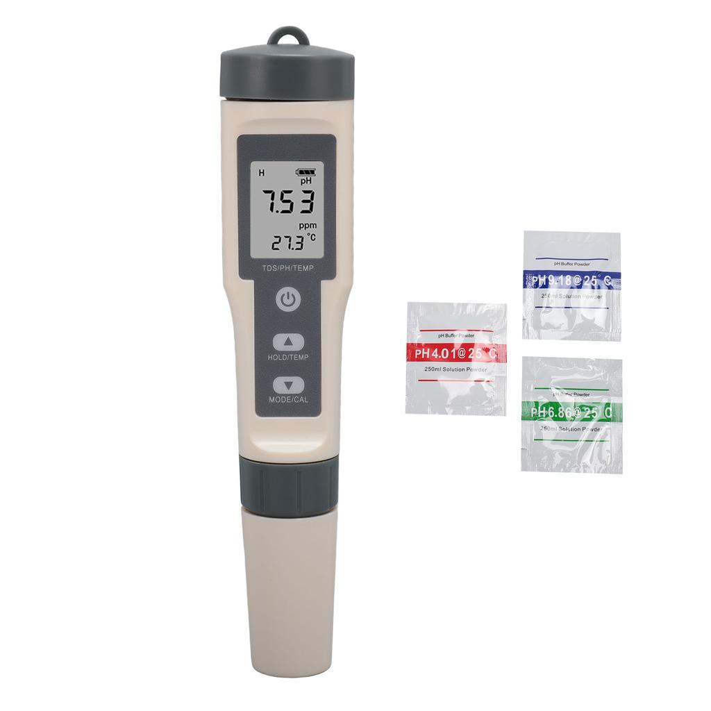 Water Quality Tester Accurate Portable Multifunction Water Temperature  Total Dissolved Solids Met