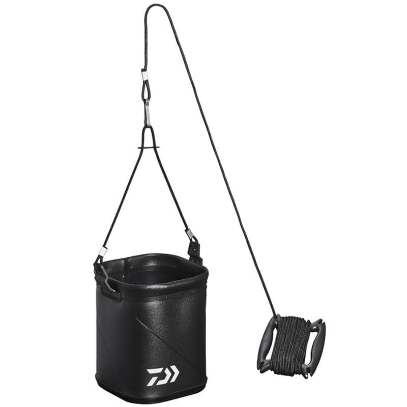 Daiwa Water Bucket S17(K) Black with Rope Holder & Weight