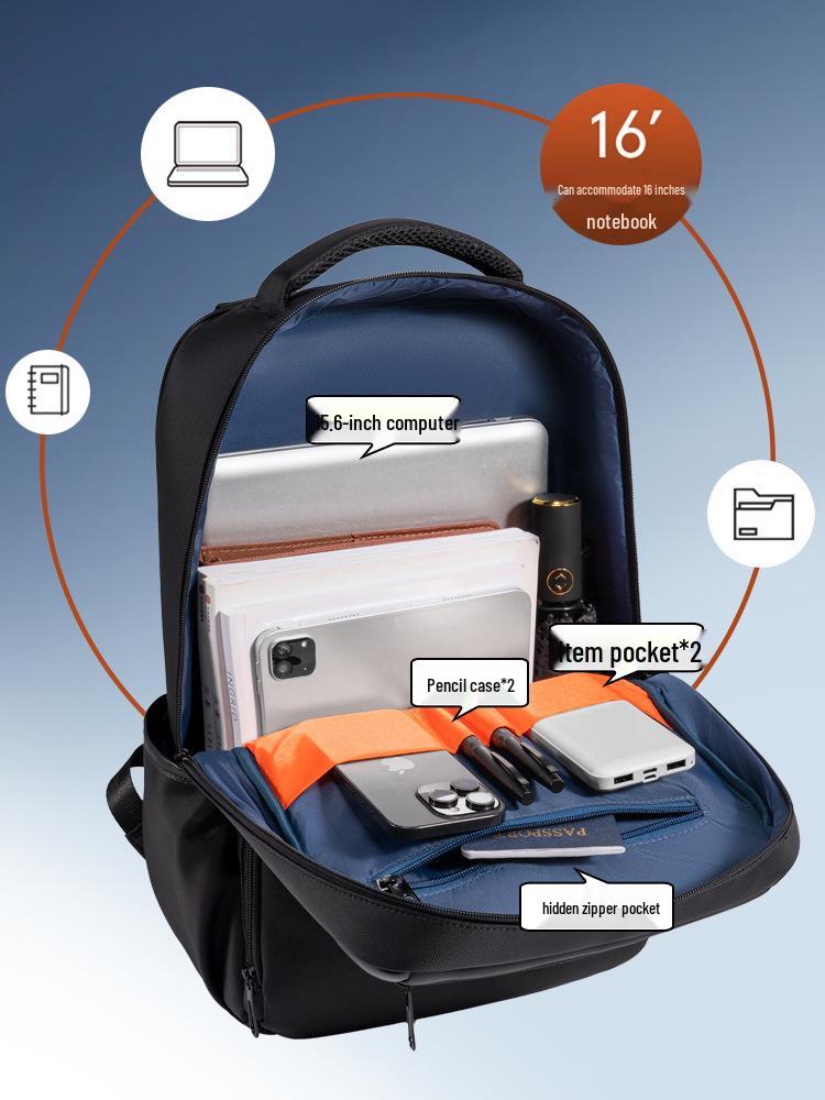 Men's Large Capacity Waterproof Business & Travel Laptop Backpack