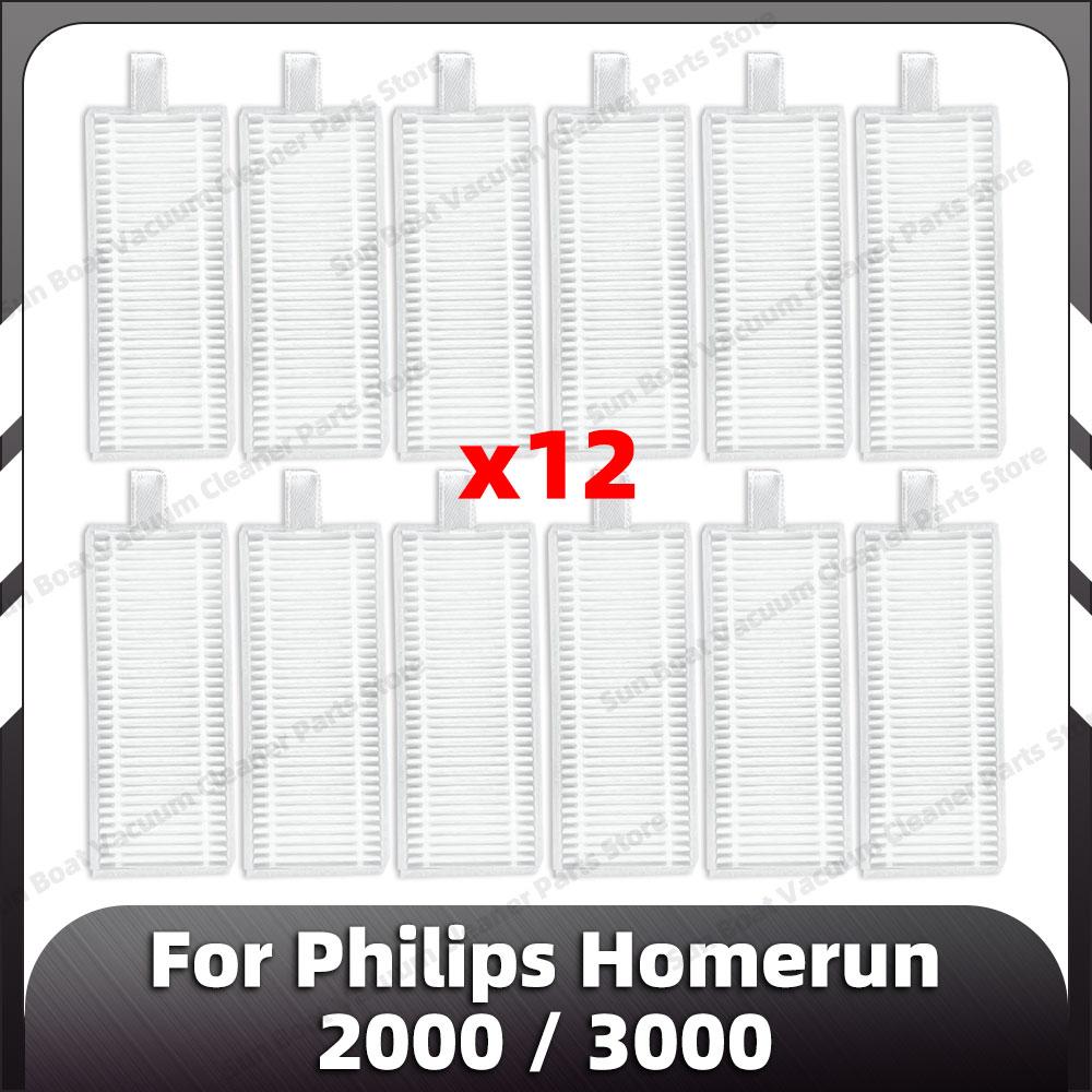 Kompatybilne dla Philips Homerun 2000 / 3000 Wymiana Szczotka Główna Boczna Filtr HEPA Nakładka Mopująca Części Zamienne Akcesoria