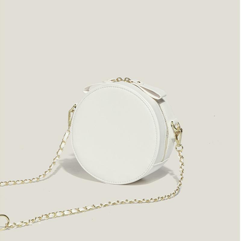 2024 Spring/Summer Women's High-Quality Round Crossbody Bag