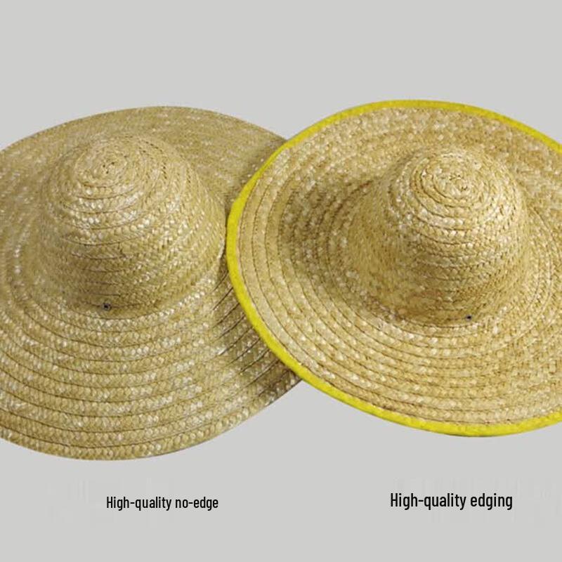 Unisex Outdoor Wide-Brim Straw Sun Hat