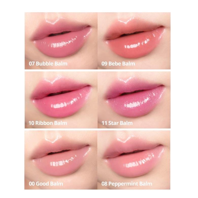 AOU Glowy Tint Balm 3,5 g 13 barev, Balzám na rty, který zvýrazní vaši přirozenou pleť, Čistý lesk, díky kterému budou vaše rty vypadat objemněji