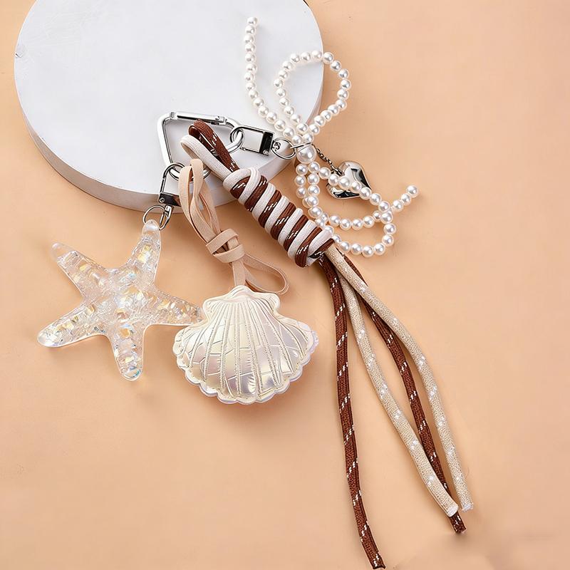 Beach Shell Mini Backpack Hanging Handbag Pendant Bag Pendant Bags Accessories