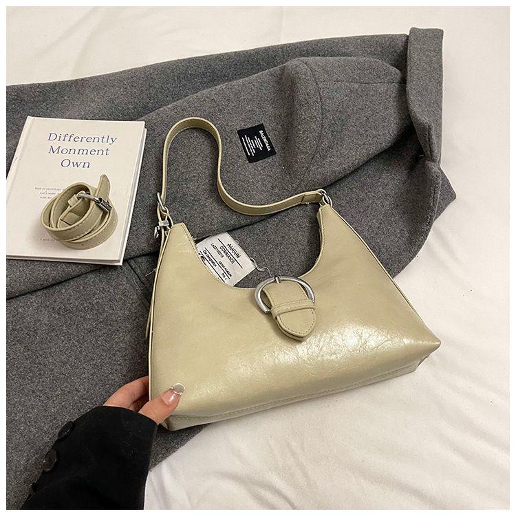 

Chic Spring 2025 Cotton Underarm Bag: Trendy, Minimalist, Large Capacity Shoulder & Handbag жёлтый