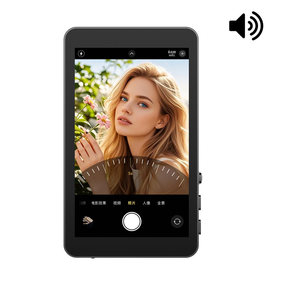 Phone Selfie Monitor Screen Wireless Magnetic Mount Vlog Phone Rear Camera Selfie WiFi Bluetooth Connection for Selfie Live