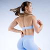European-American Seamless Backless Halter Neck Sports Bra for Women