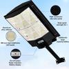 8200W Solar Street Light with Motion Sensor, 8200LM Outdoor Waterproof LED Flood Light for Garden, Yard, Parking Lot