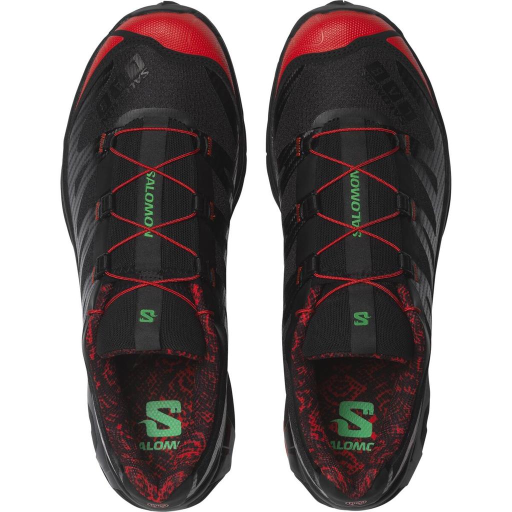 SALOMON XT-4 OG Red Viper Lightweight Supportive Cushioning Low-Top Casual Sneakers Unisex Sneakers Black 478470