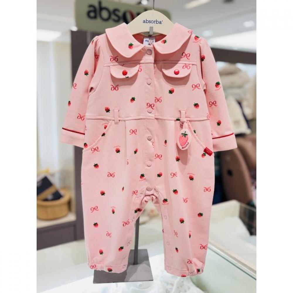 Absorba Pregnancy Gift Romper Pink A1122108a Pink/80(6-12M)