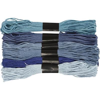 Broderigarn 6 trådar av högsta kvalitet - 100% merceriserad bomull. Ref 412710