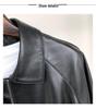 2023 Women’s Slim Genuine Leather Motorcycle Jacket – Short, High-Waisted Sheepskin for Spring/Autumn