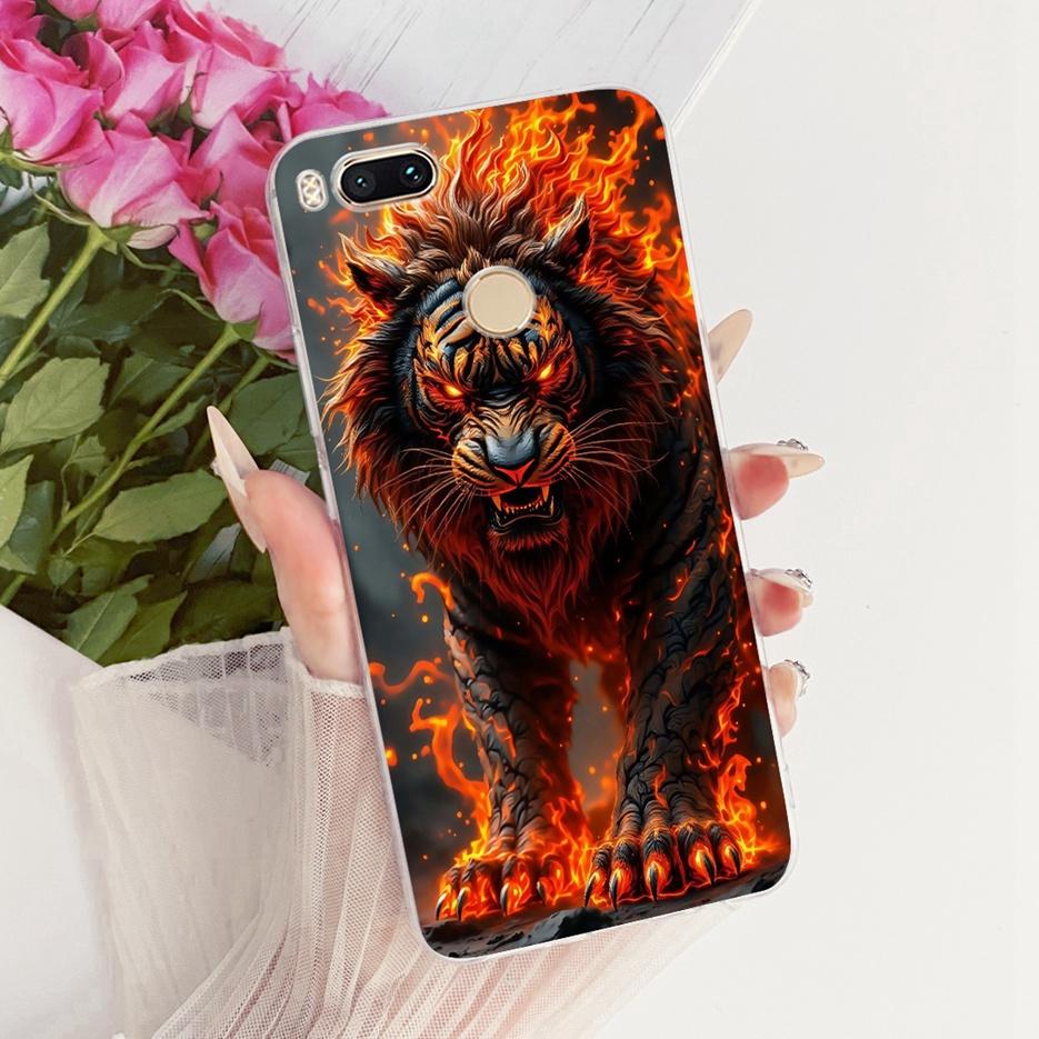 For Xiaomi Mi A1 Case Mi5X Luxury Flowers Butterfly Painted Cover Soft Silicone Phone Case For Xiaomi Mi 5X MiA1 Back Cover Bags