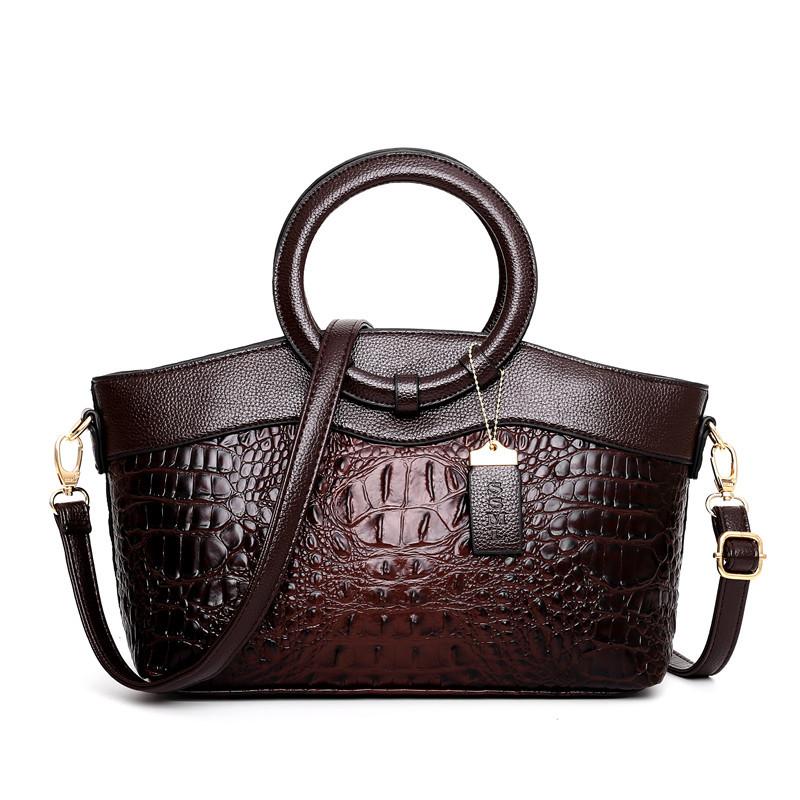 Női Luxus Kézitáskák Női Táskák Designer Crossbody táskák Női krokodil PU bőr kézitáska Női válltáska Retro kézitáska