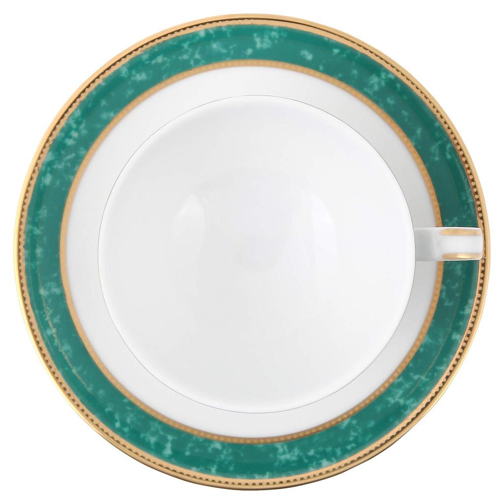 CANION WITS Vesuvio Teacup & Saucer, Western Design Tableware (Gifts, Home Use, Cafes, Restaurants, etc.) [Canyon Wits]