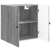 Wall Mounted Cabinet Grey Sonoma 59 x 31 x 60 cm Particleboard