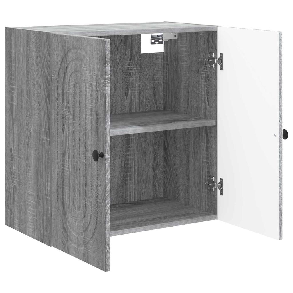 Wall Mounted Cabinet Grey Sonoma 59 x 31 x 60 cm Particleboard