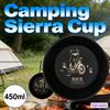 Camping Sierra Cup 450ml Nesting Stainless Steel Soup Bowls with Handles for RV Travel Hiking and Backpacking