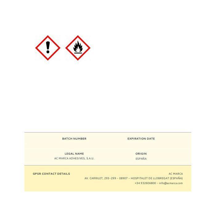 Colle de contact - Contactceys - Spray 400ML - Application facile - Précise - Bleu