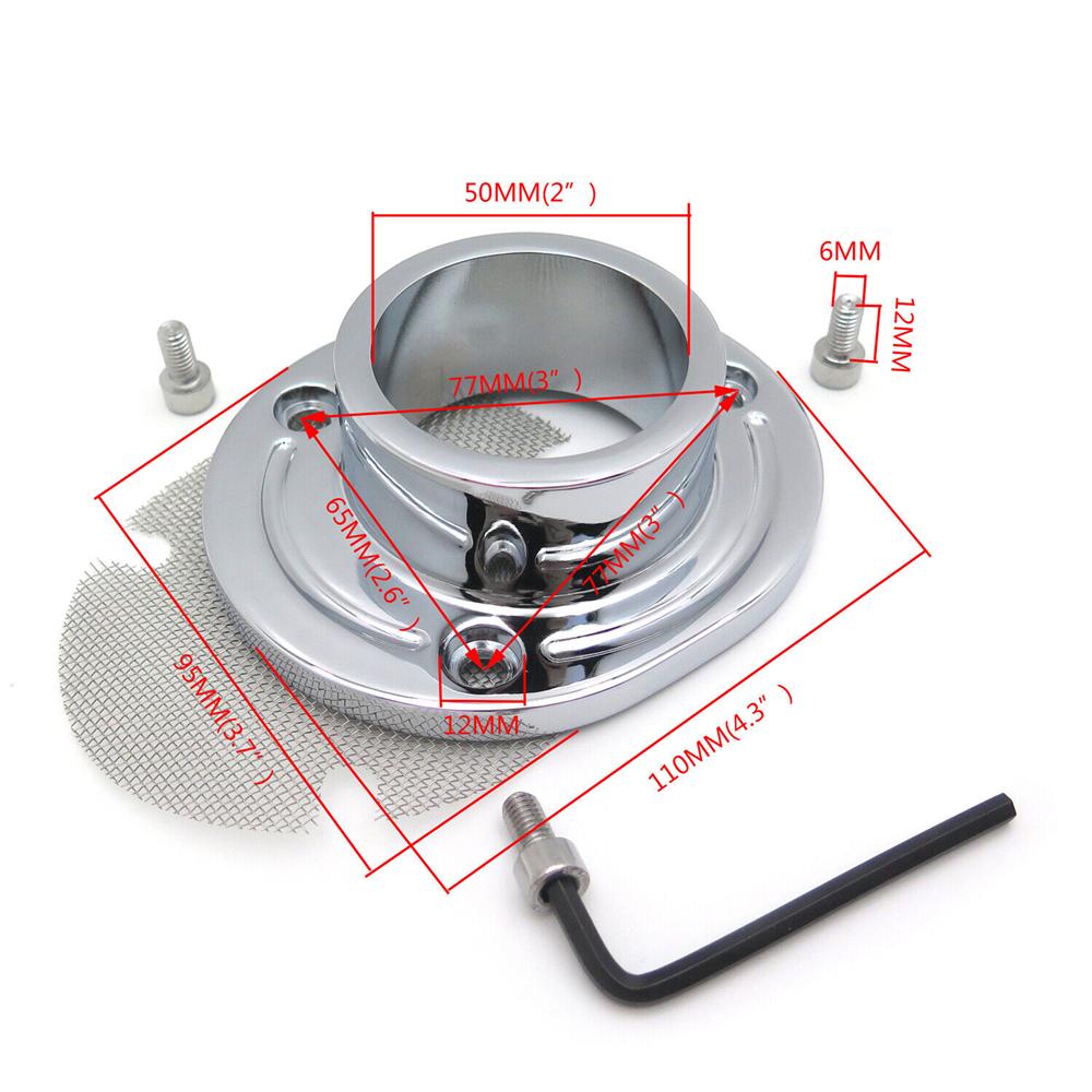 Motorcycle Exhaust Tip Muffler Power Outlet For 2000-2005 Honda XR650 XR650R ATV Dirt Bikes