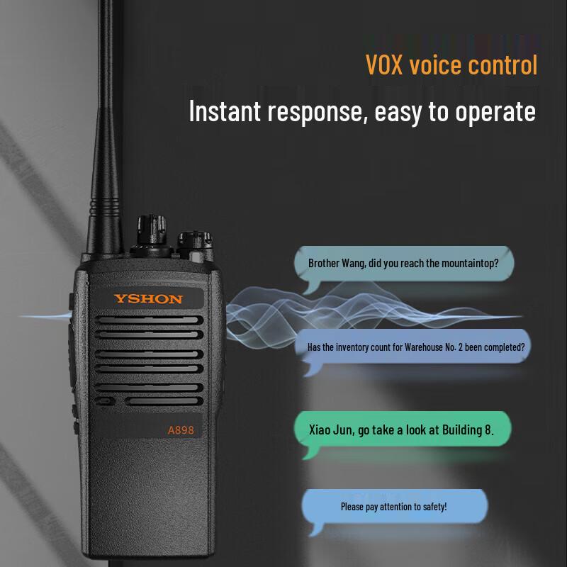 Yixin A898 8W Analog Walkie-Talkie (CN version)