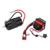 550 21t Motor 60A Waterproof Two Way Brushed ESC Kit for SCX10 1/10 Remote Control Car Upgrade Parts