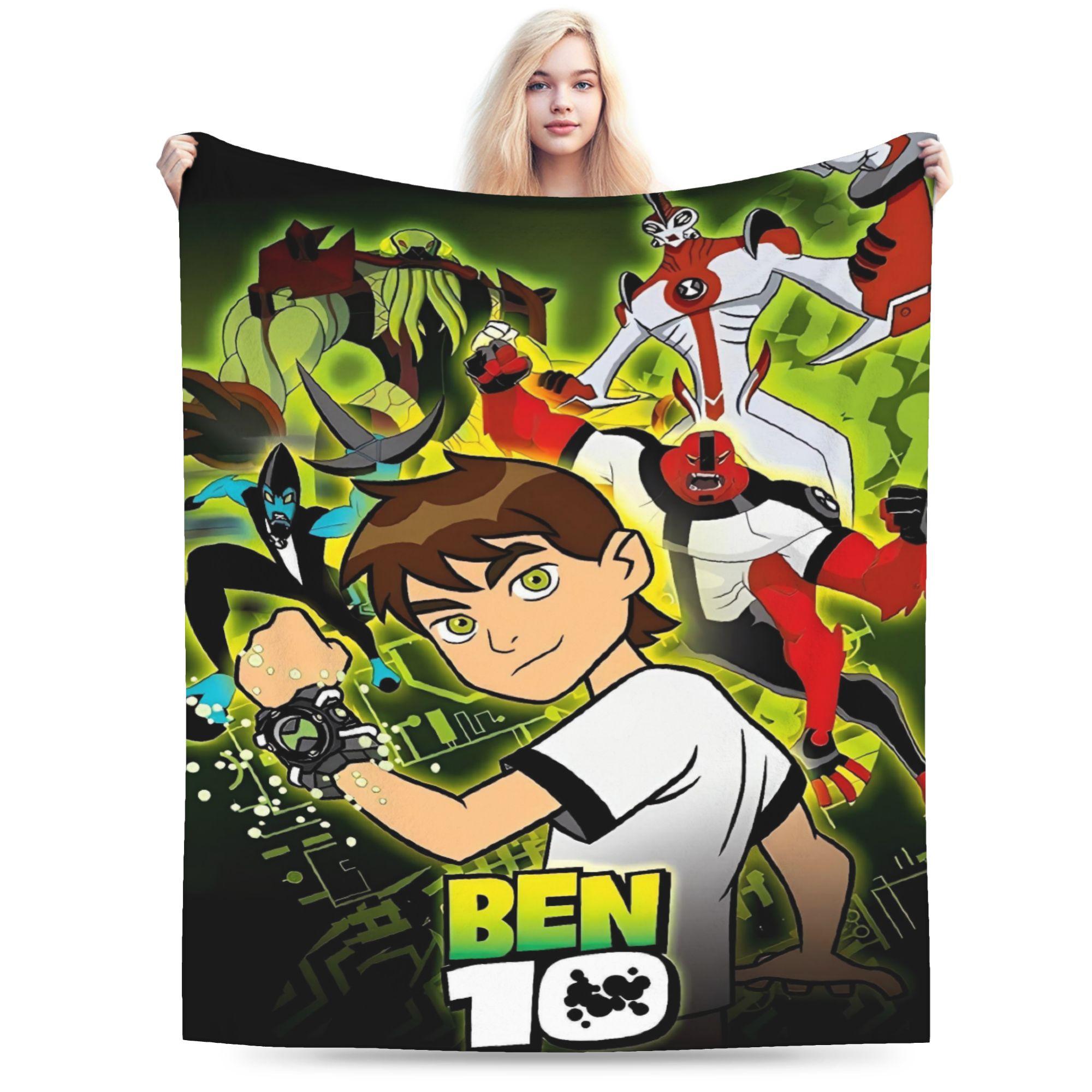 

Ben 10 Omnitrix Blankets Quality Super Soft Throw Blanket Winter Girls Boys Couch Bed Fashion Bedspread 75x90cm
