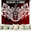 FBC MELGAR Wall Tapestry Aesthetic Wall Hanging Printed Fabric Blanket Decorative Tapestries for Bedroom Living Room Home Decor