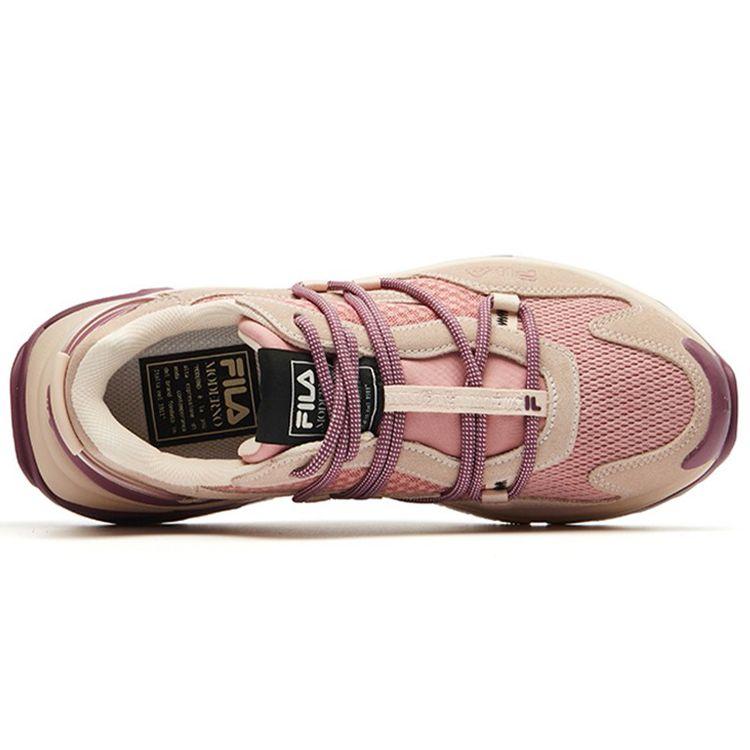 FILA Corsa Fabric Cow Nubuck Leather Trendy Versatile Casual Shock Absorbing Breathable Supportive Low Top Dad Shoes Women sneaker F12W134145FPP