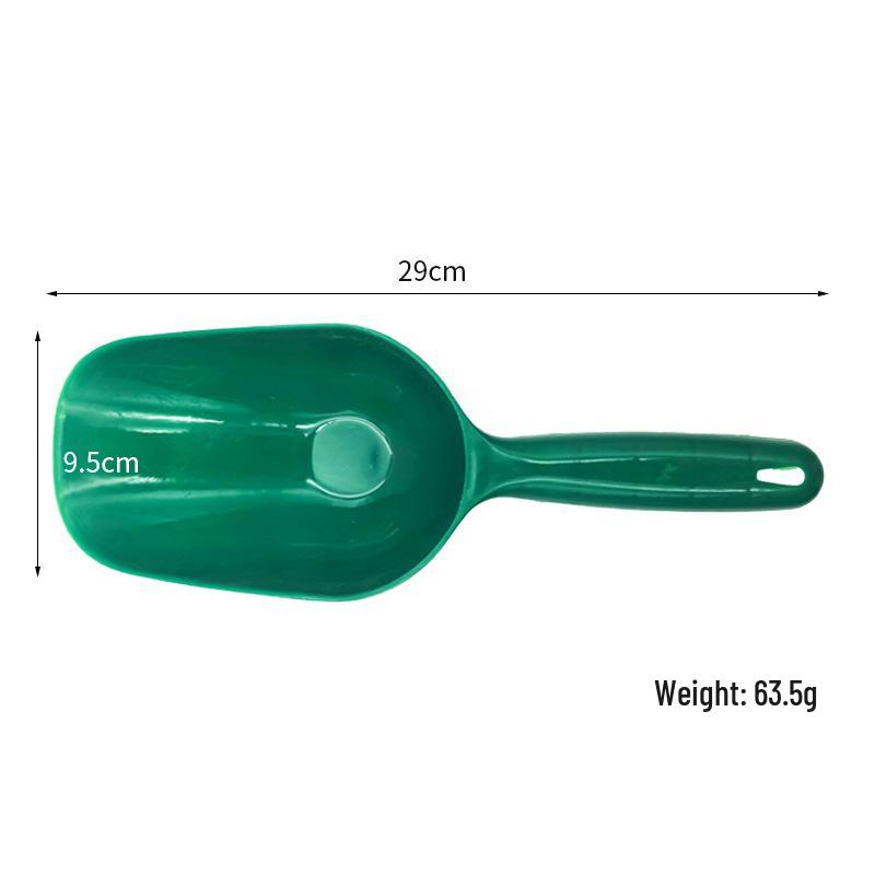 Garden Seedling Hole Puncher with Long Handle - Plastic Planter Tool for Planting and Digging