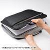 Sanwa Supply PC case with inch urethane Shock-absorbing (compatible 13.3 wide) Low-resilience BAG-P21BK2