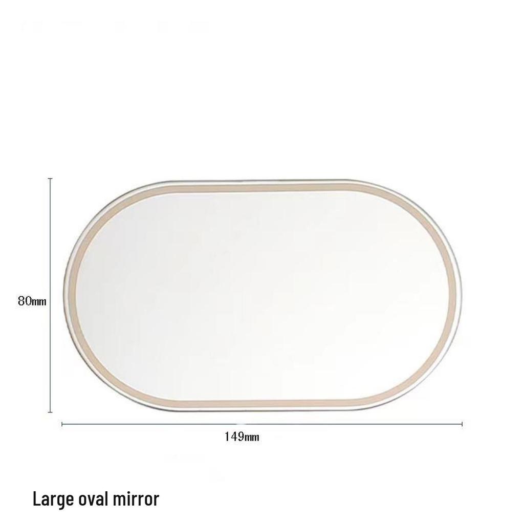 High-Definition Stainless Steel Dual-Use Car Visor Makeup Mirror