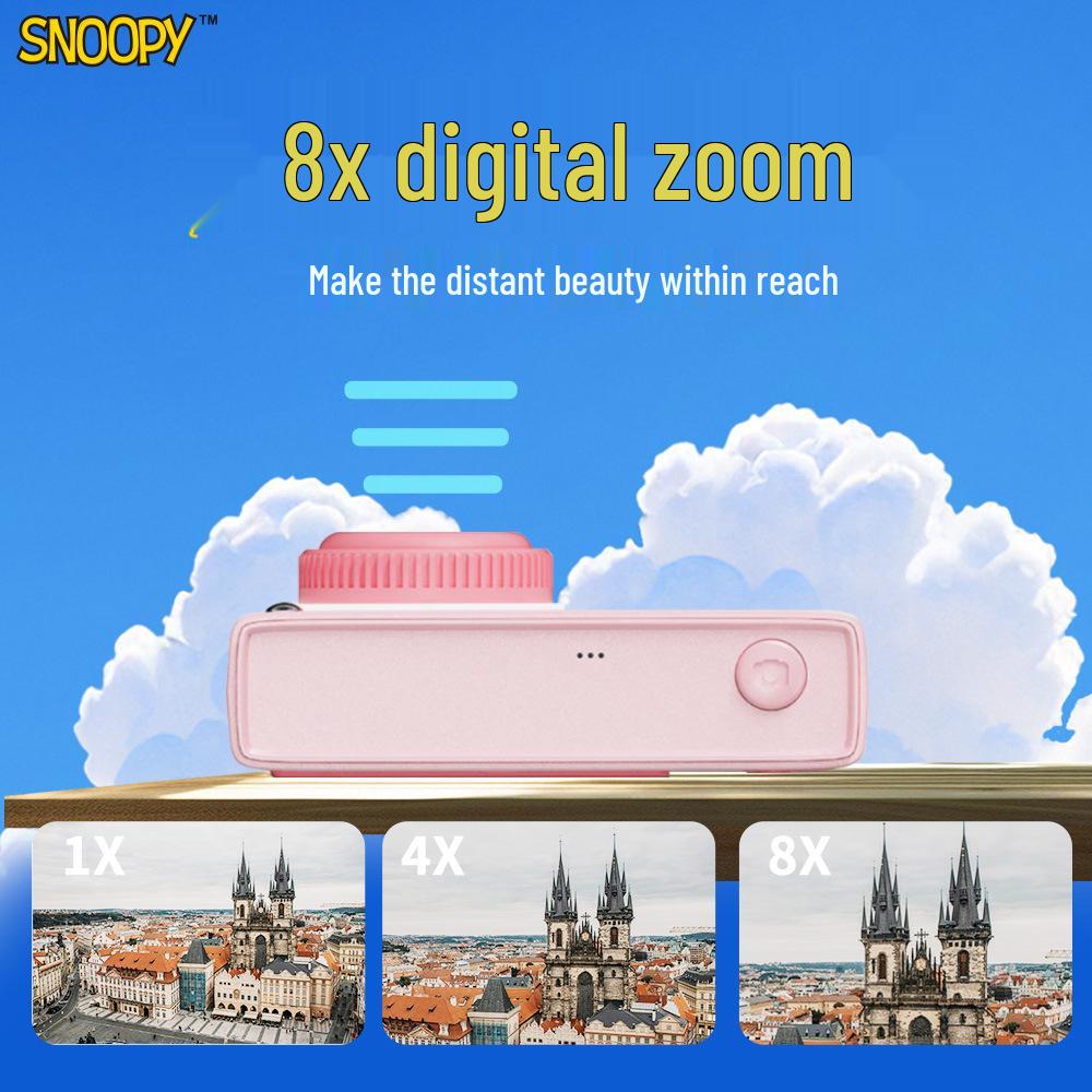 Retro Student Entry-Level HD Dual CCD Digital Pocket Camera with Beauty Fill Light