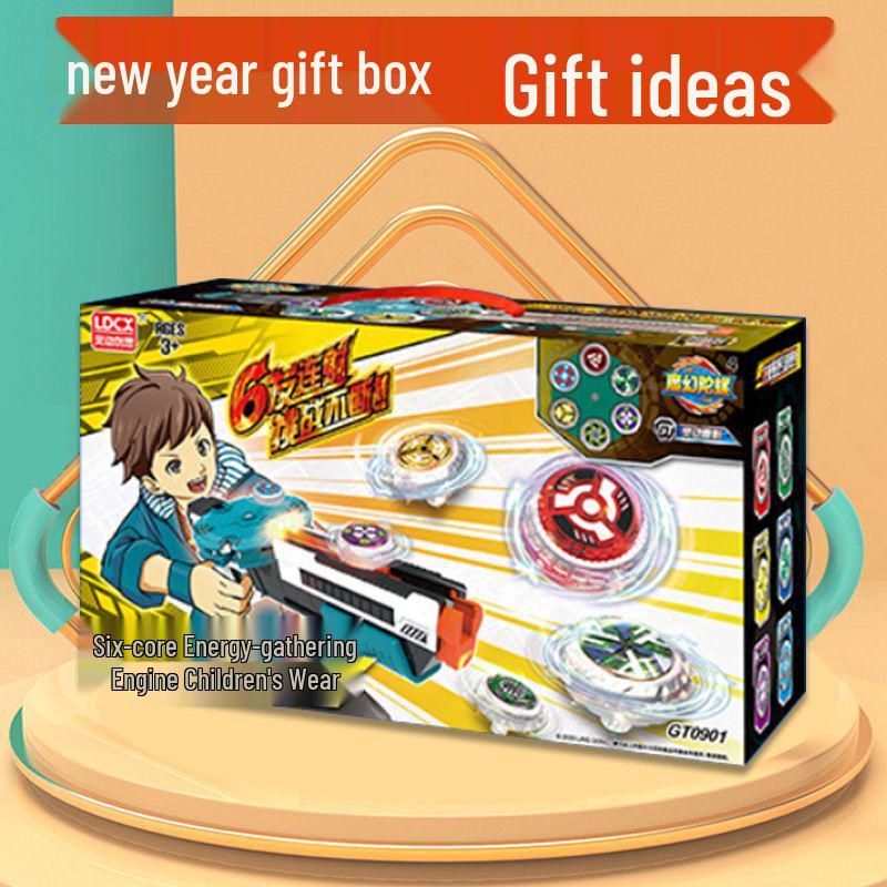 

Боевой Волчок - Обновленная версия для мальчиков 3-8 лет с пистолетом для запуска