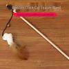 YOUNGER PET Wooden Hemp Rope Cat Teaser Wand Set