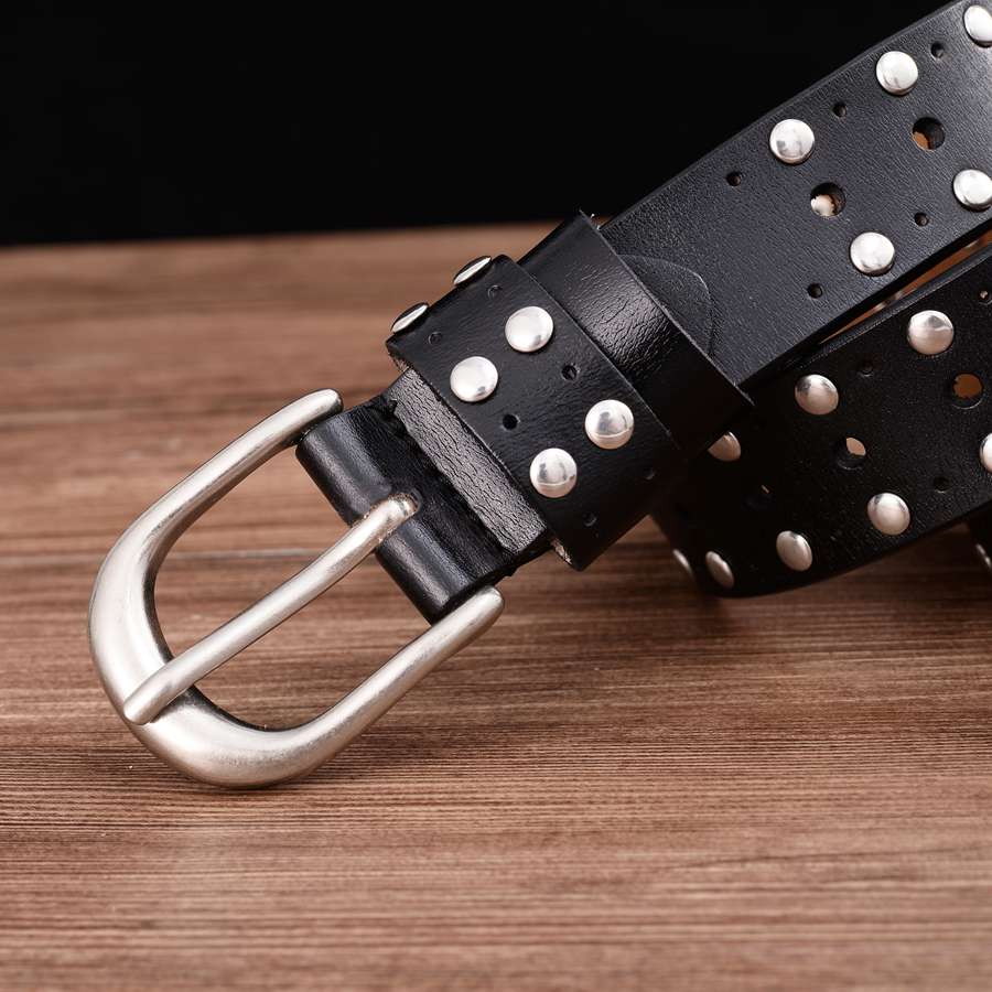 NEW Female Waistband Fashion Women Rivet Belt Hollow Out Belt Width:2.8