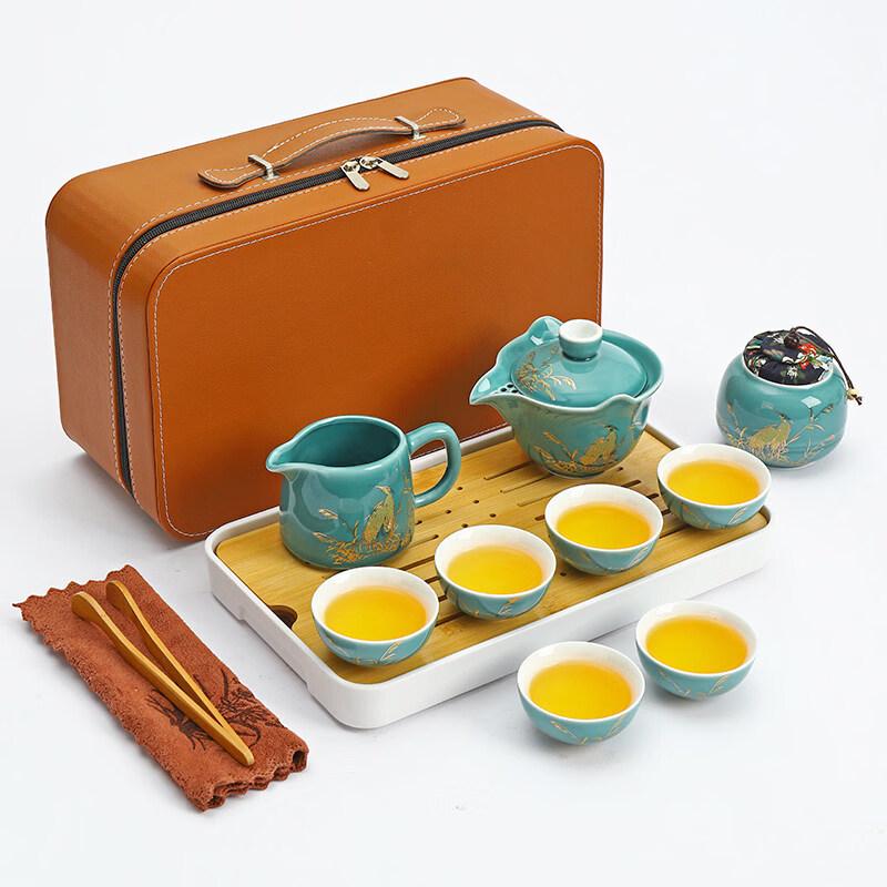 Portable Ceramic Kung Fu Tea Set